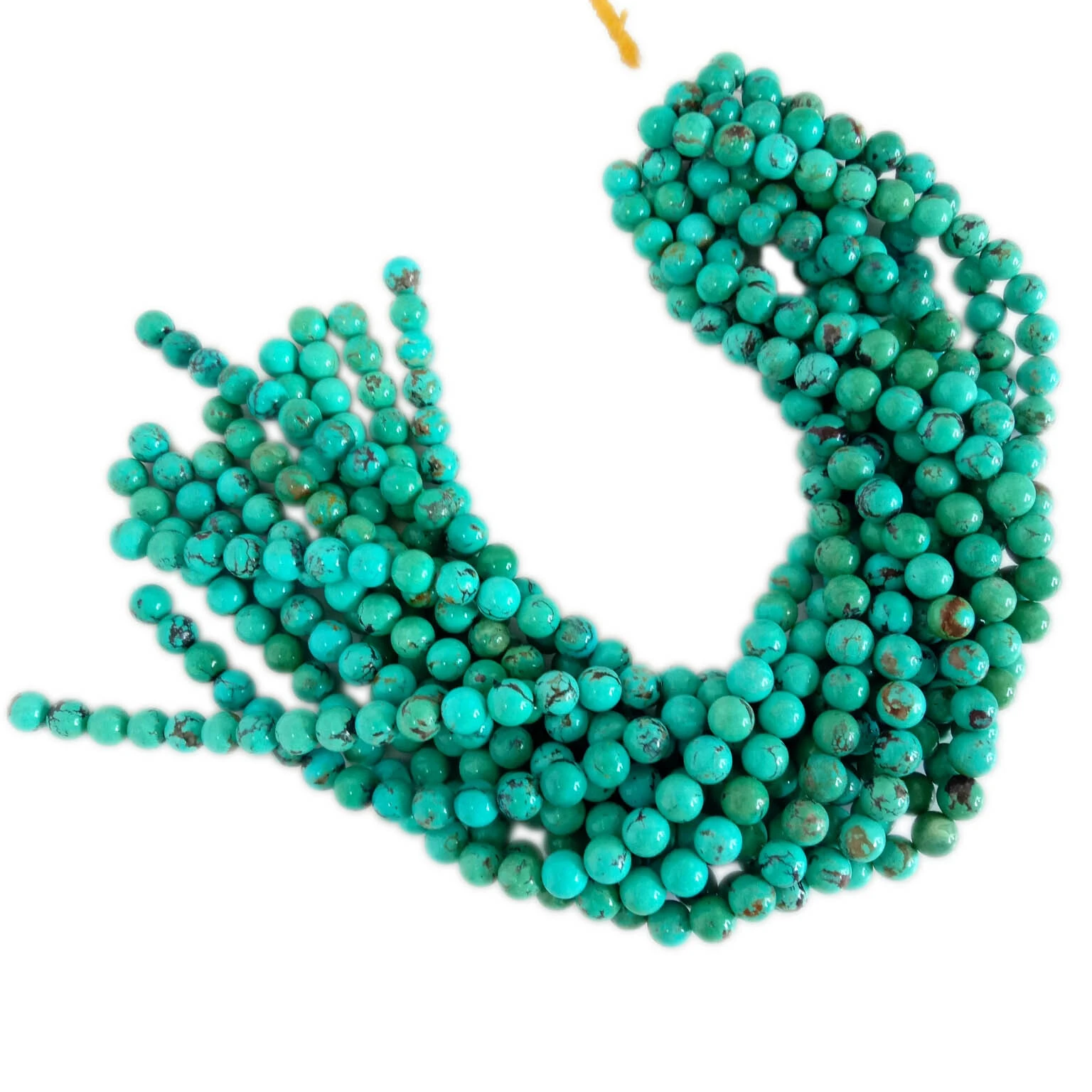 Natural blue 10mm Turquoise Beads Ethnic Stone Beads Stone Beads Stone round 1