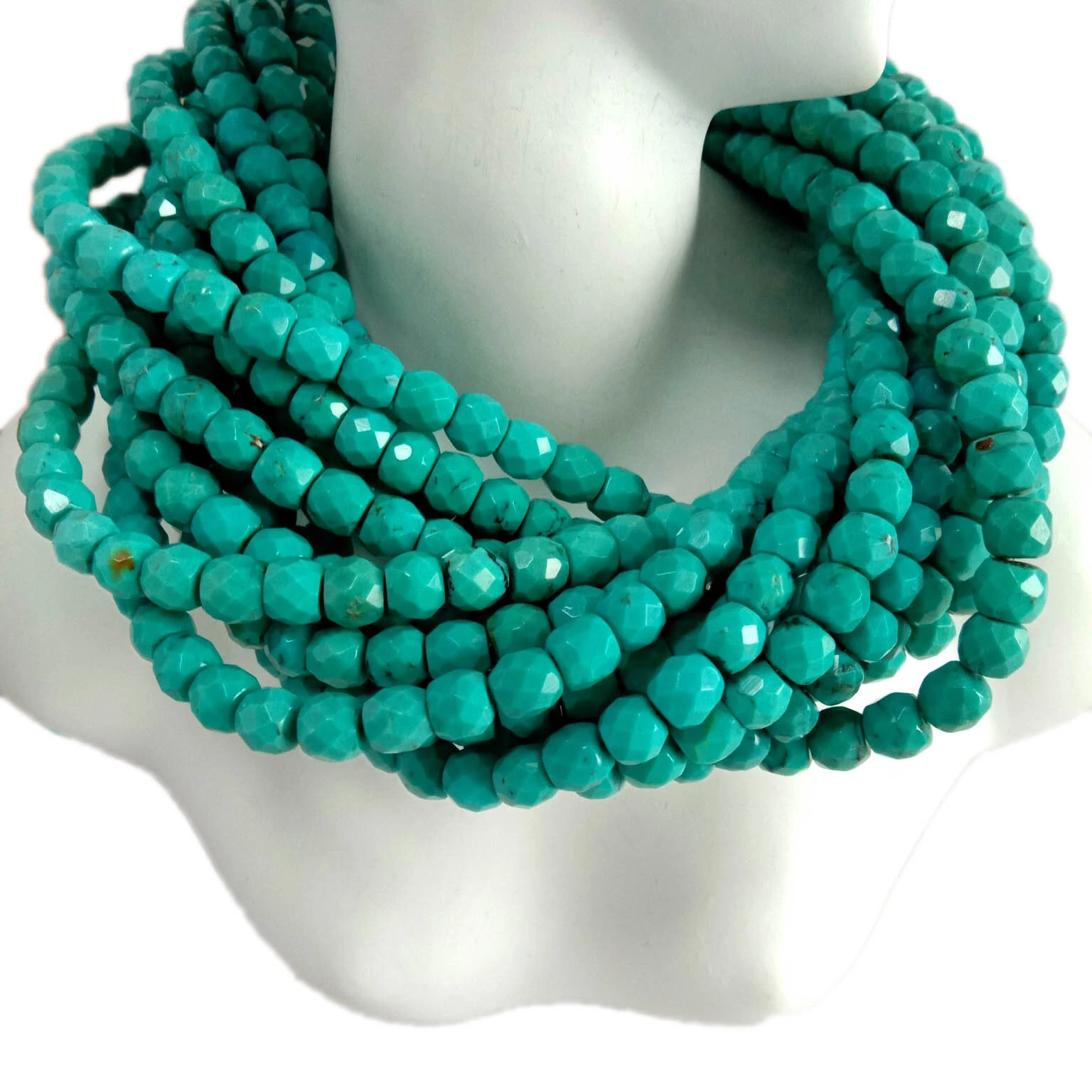 Manik Turquoise Alami 6mm Batu Mulia 1