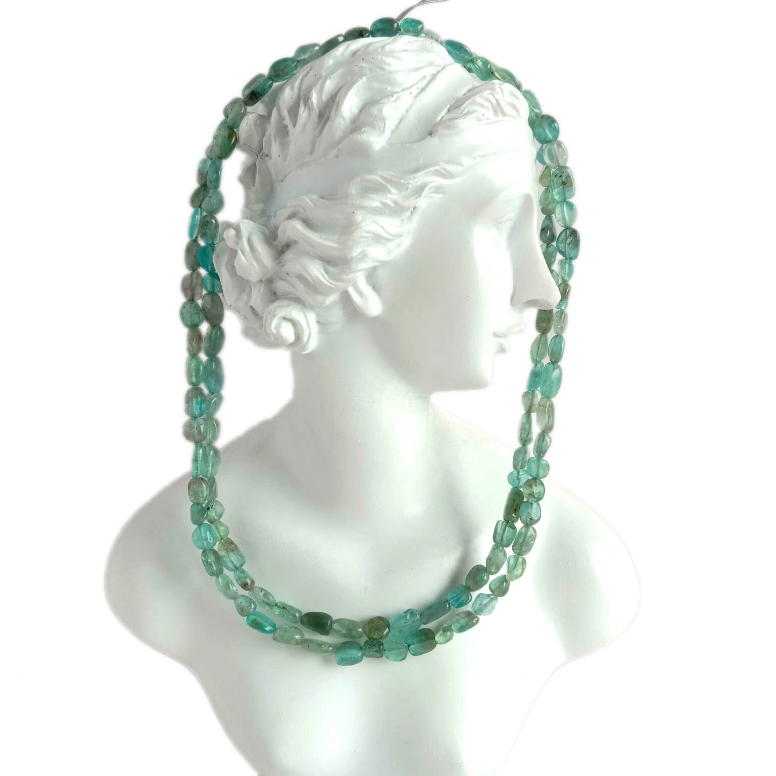 Milky Blue Aquamarine Beads Aquamarine Melon Shape Beads 1