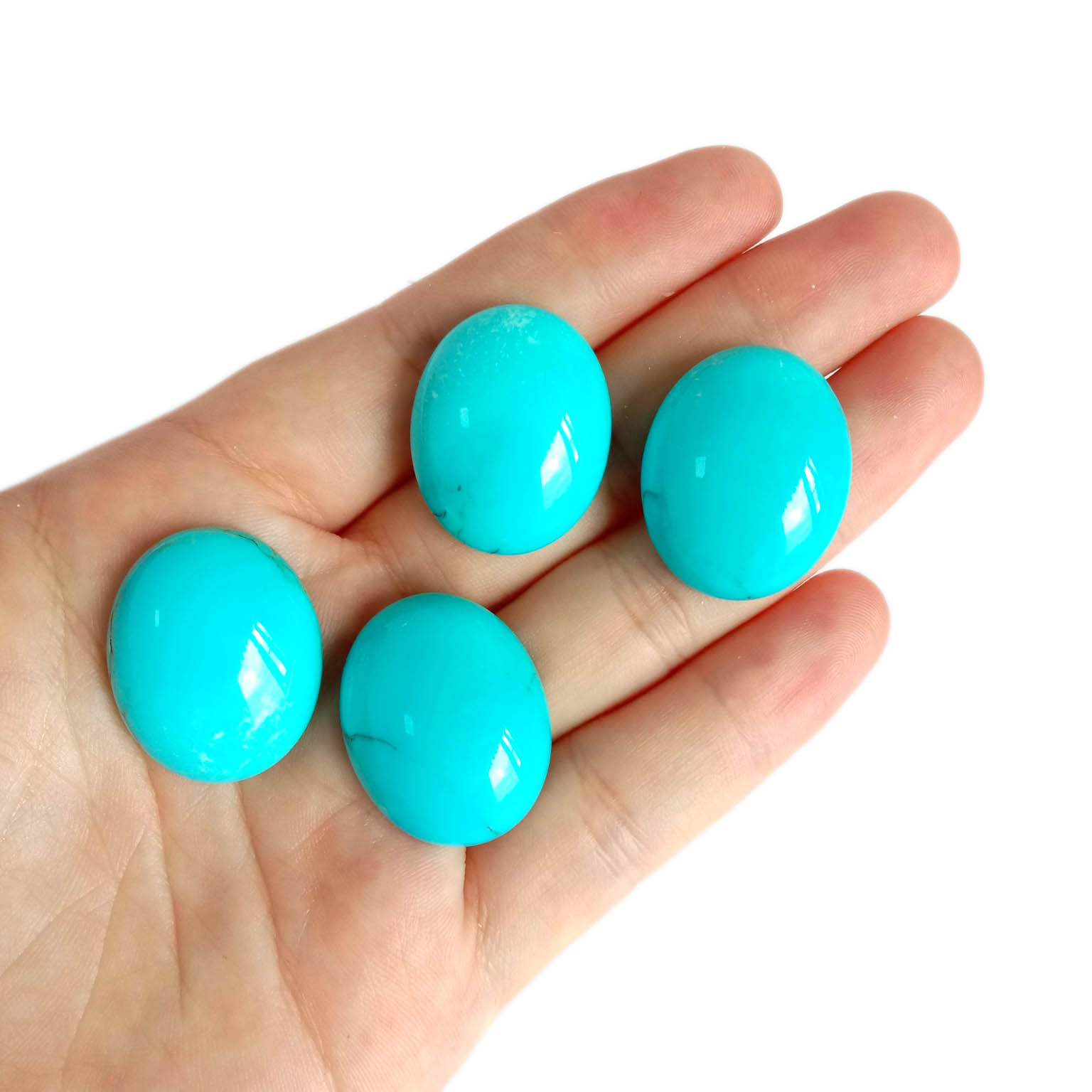 قدرتي اعلي معيار نيرو فيروز cabochon هول سيل لاٽ cabochon وزن جي لحاظ کان 15