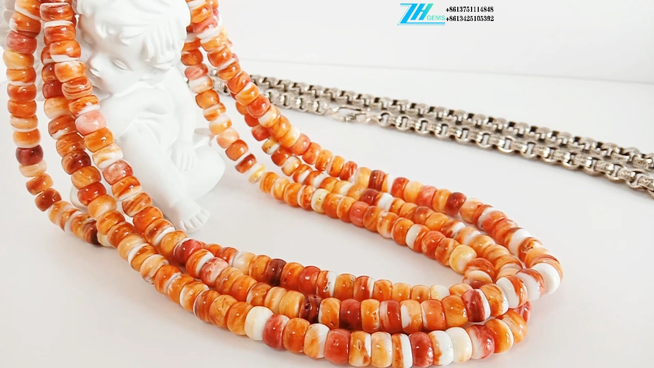 Jumla Asili Spiny Oyster Shanga Spiny Oyster Bead 8