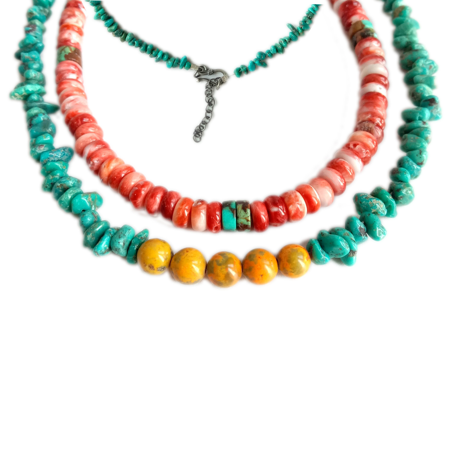 Natural nga Bumblebee Beads ug Turquoise Smooth Beads 16pulgada nga Kwintas Para sa Regalo 15