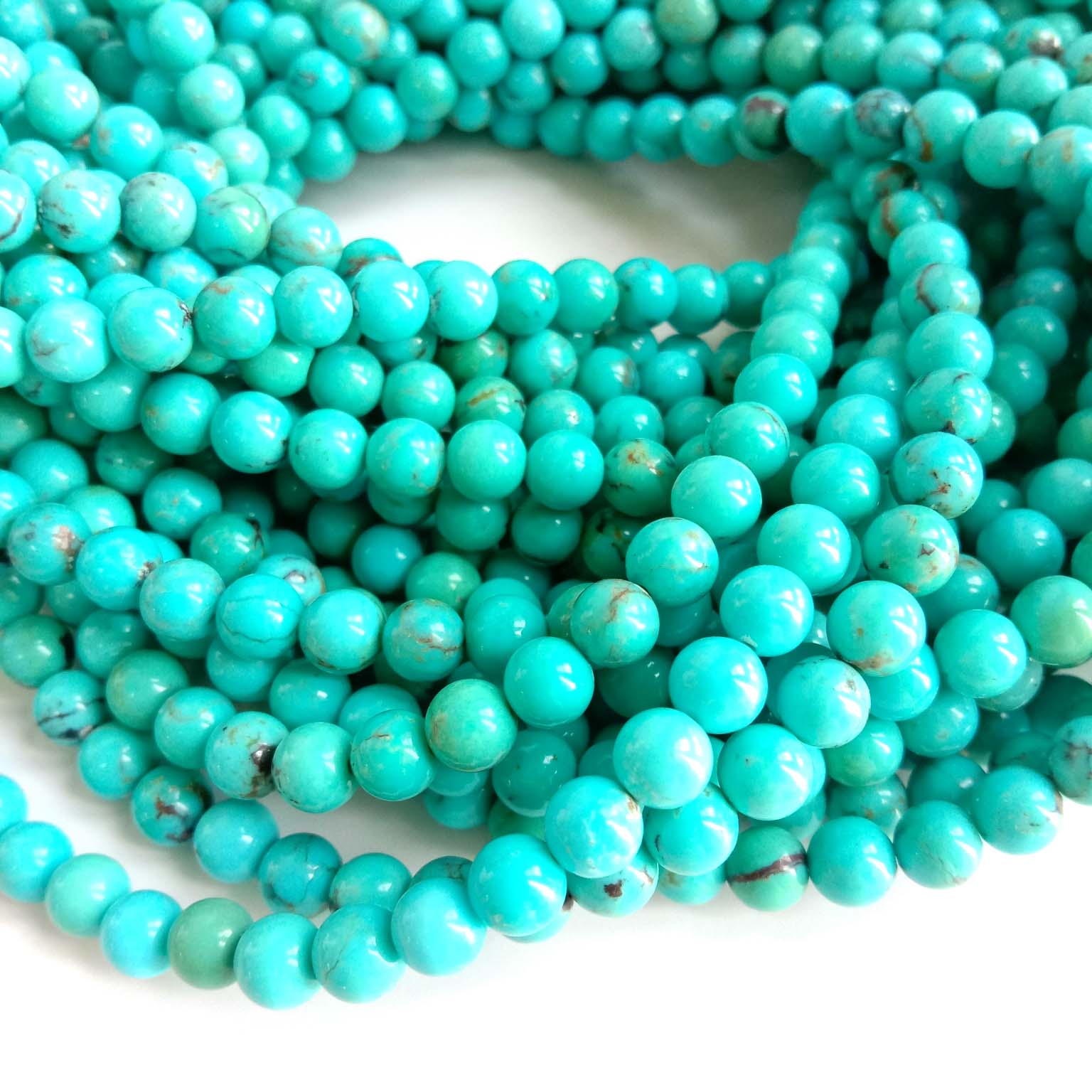 Turquoise Beaded Round Dainty Beads Layered The Perfect Gift for Her Valentines Gifts 18