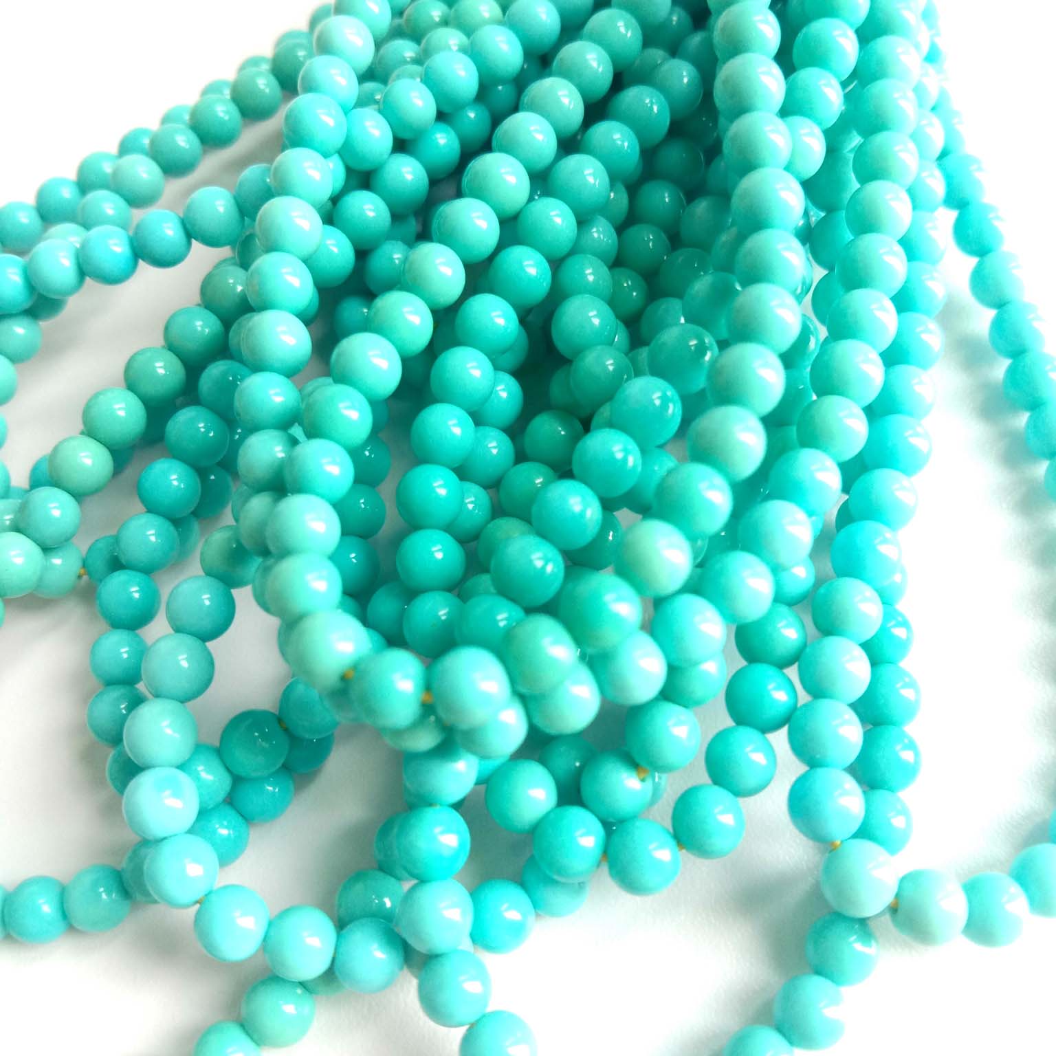 Bizhuteri bruz Rruaza të rrumbullakëta Gjerdan bruz me gurë të çmuar natyral 17