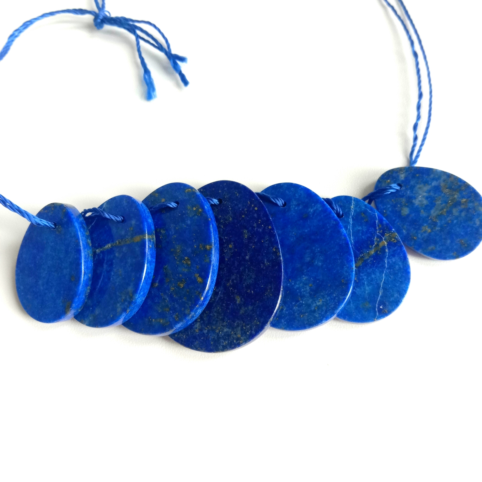 천연 보석 목걸이 푸른 배 청금석 드물게 보석 보석 14