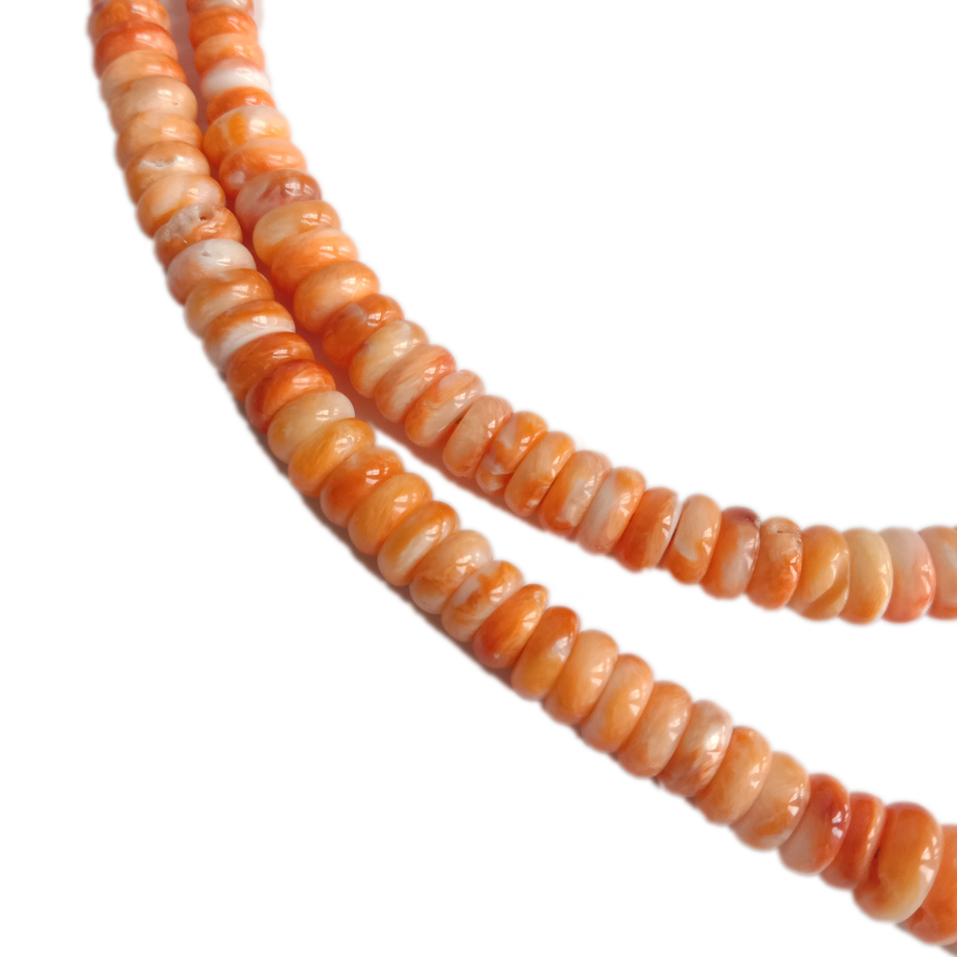 Təbii firuzəyi və tikanlı istiridyə muncuqlarından 925 əyarlı gümüş boyunbağı 14