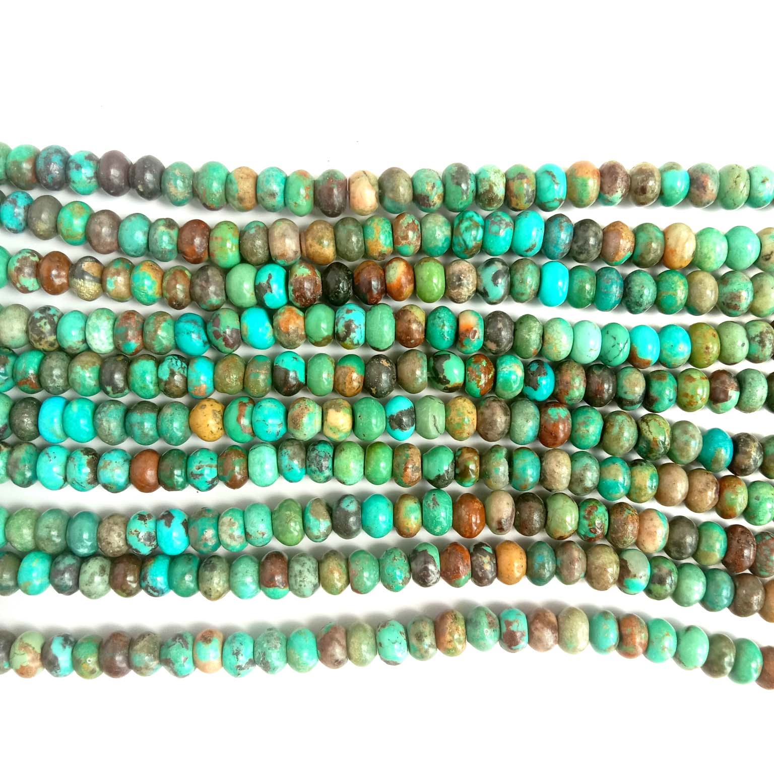 Rruaza natyrale bruz rondelle 10-20 mm blu Gur të çmuar bruz 17