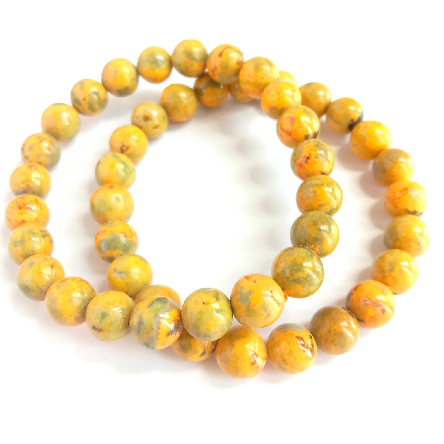 Dabīgas kameņu apaļas krelles 6-8mm kameņu izgatavošanas dārgakmeņu rokassprādze 14