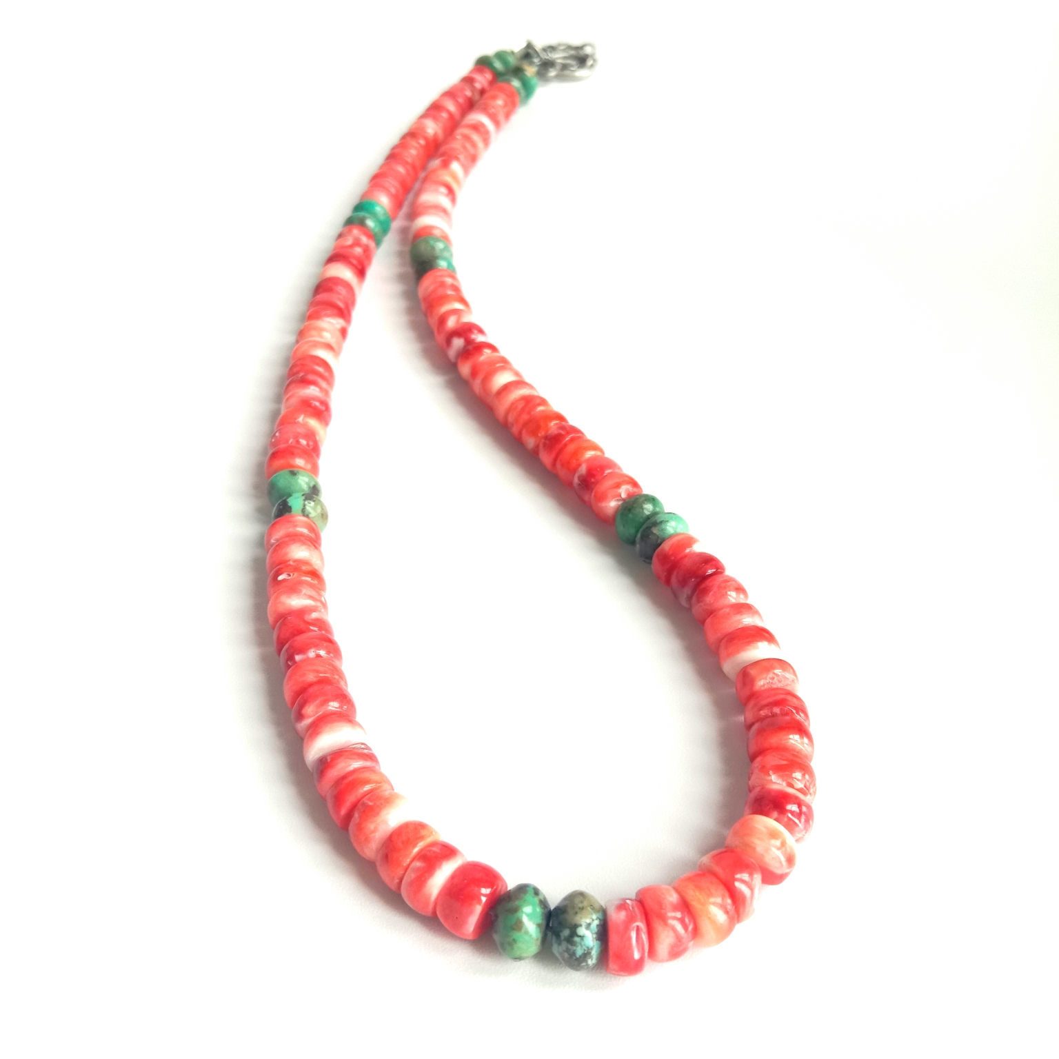 Prirodne tirkizne perle i bodljikava kamenica, glatke perle od dragog kamenja, pune niti izvrsne za izradu nakita 15