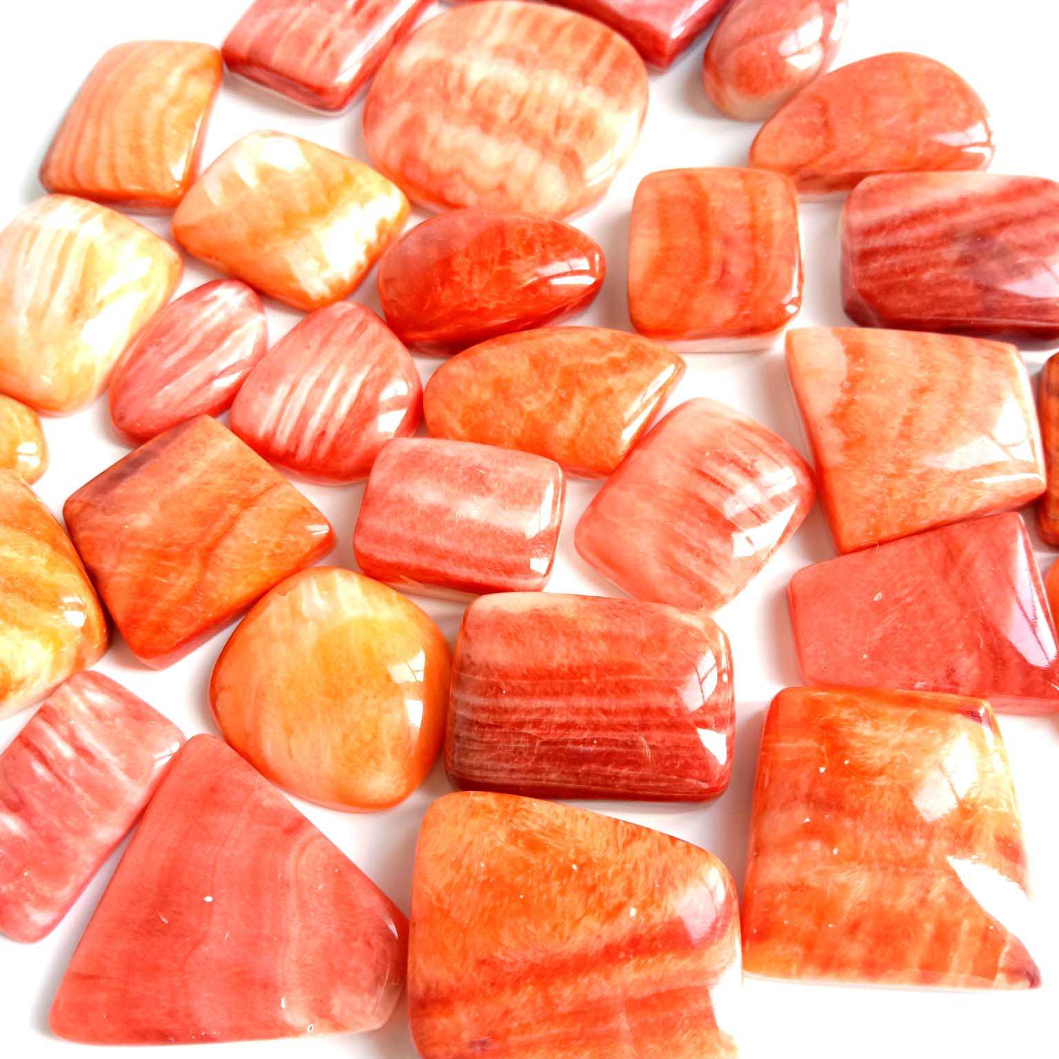 Spina ostro Gemo Kabuŝo Loza oranĝa Gemoj Natura Spina ostro 14