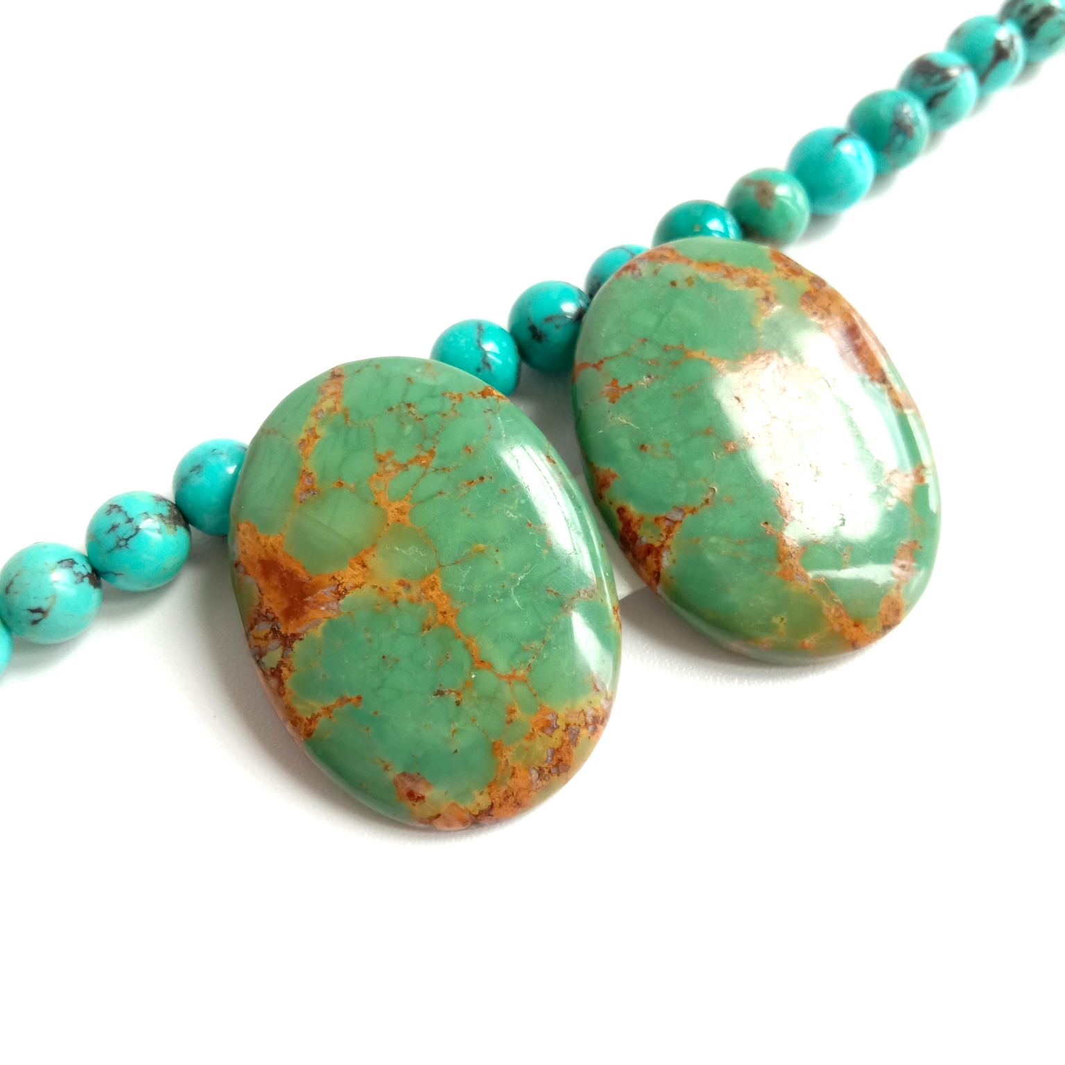 Φυσικό πολύτιμος λίθος Cabochon Τυρκουάζ Τυρκουάζ οβάλ χειροποίητο κόσμημα 15