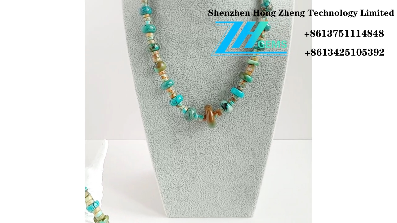 Turquoise Beads Gemstone necklace Natural Turquoise 9