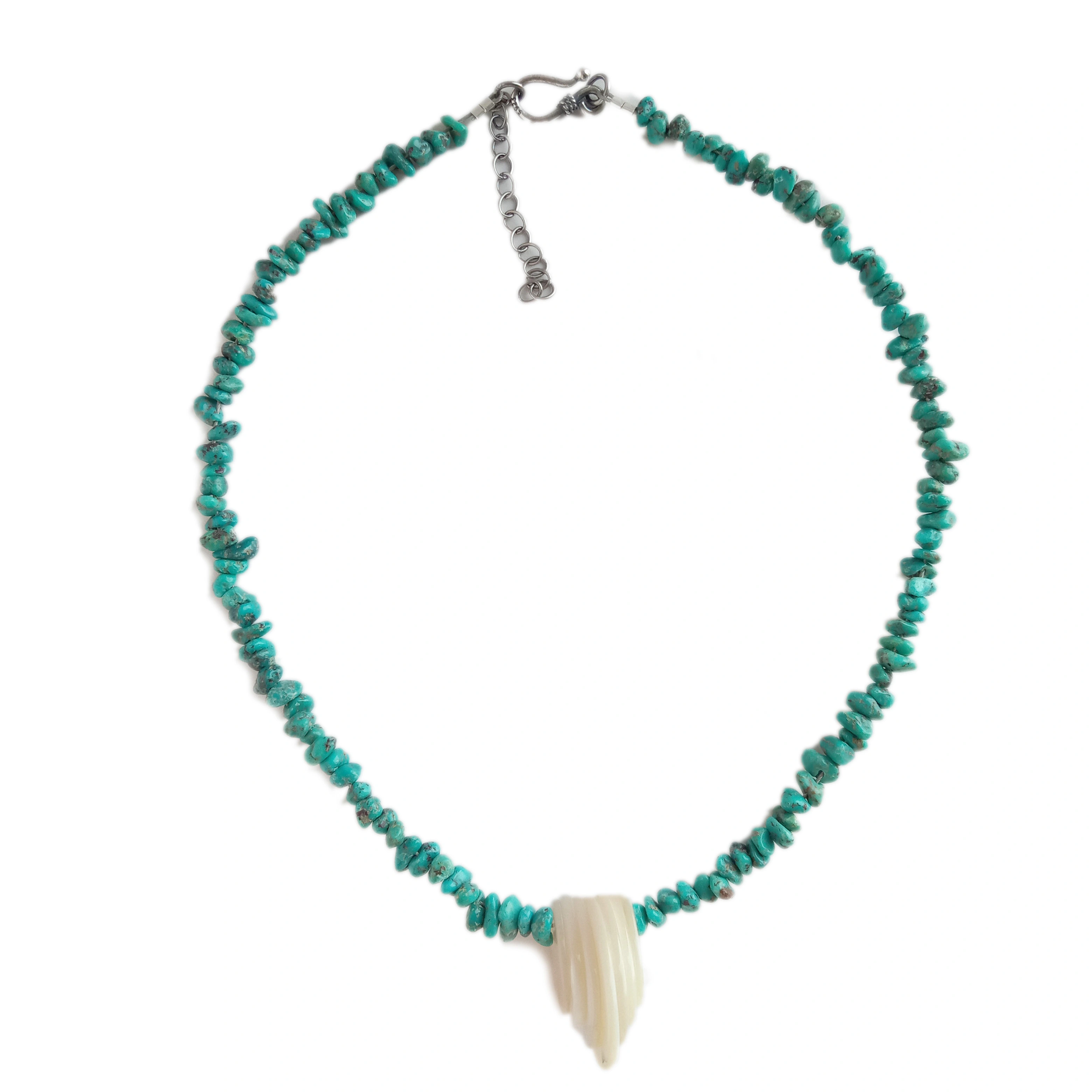 ធម្មជាតិ 925 Sterling Silver Turquoise និង MOP ពណ៌សធ្វើគ្រឿងអលង្ការ 1