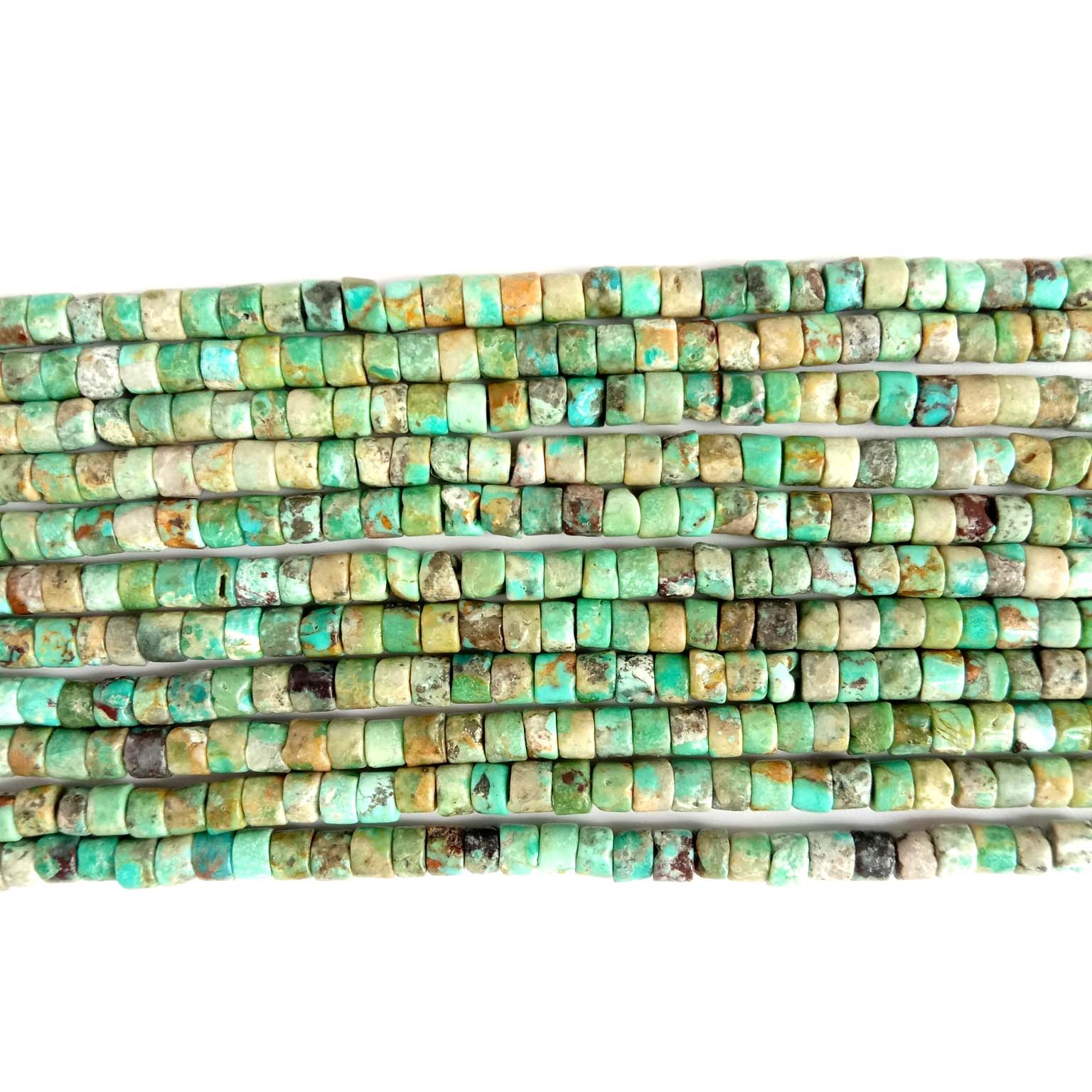 Taiao Turquoise Kohatu Tahei kohatu heishi heishi i te ringa hanga rei 18