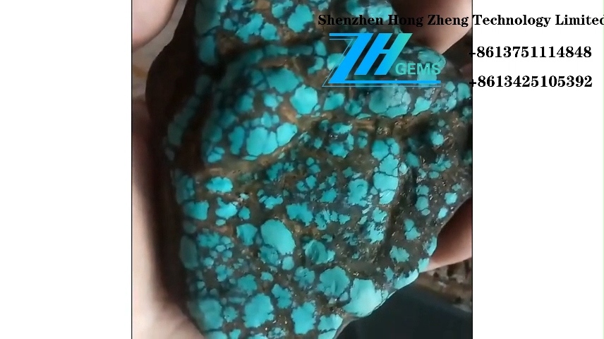 Hubei Yungai turkważ imsaħħab minjiera mhux maħduma Naturali Sema Blu 9