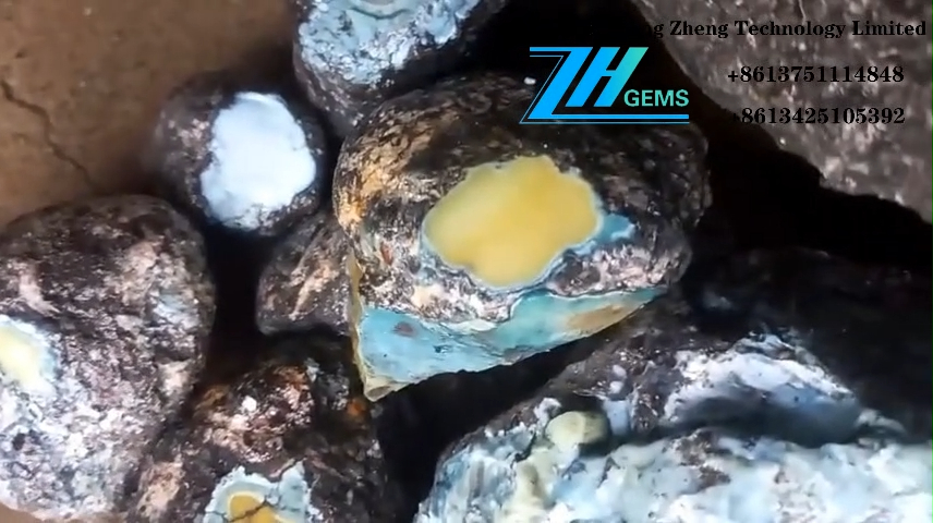 natural turquoise material Kingman Turquoise Mountain 9