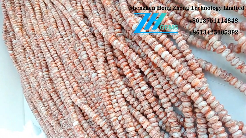 寶石珠壓縮刺牡蠣粉色 6 毫米珍貴 8