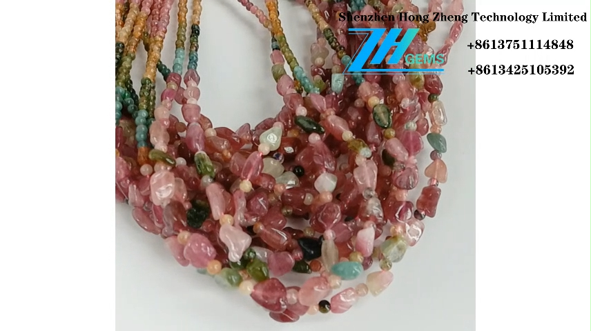 Vito Mkufu kujitia Tourmaline mkufu Gemstone 8