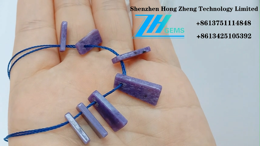 天然首飾 charoite 吊墜 紫色 寶石首飾 8
