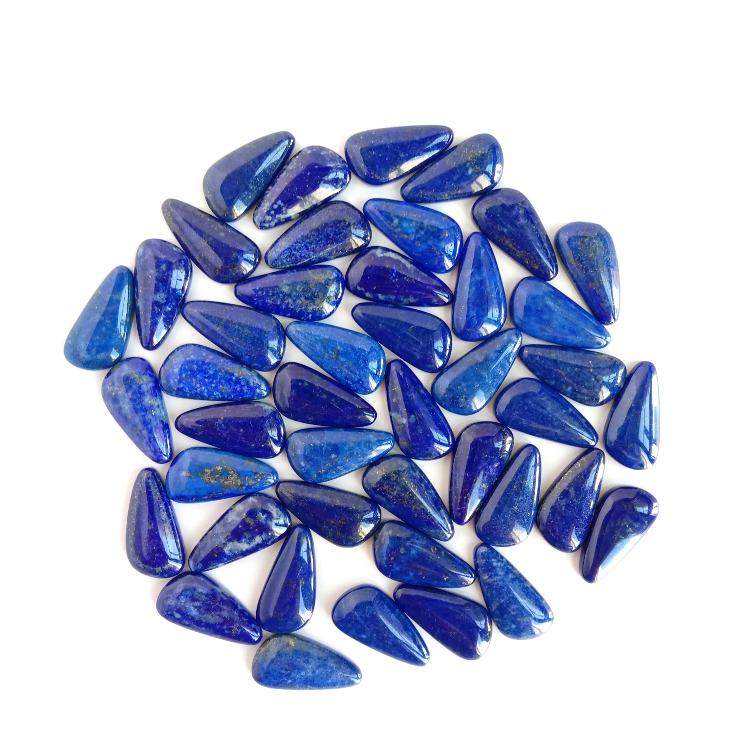 Gemstone Cabochon Natural lapis lazuli blue lapis lazuli 20*10*4mm ເຄື່ອງປະດັບຮູບໄຂ່ 14