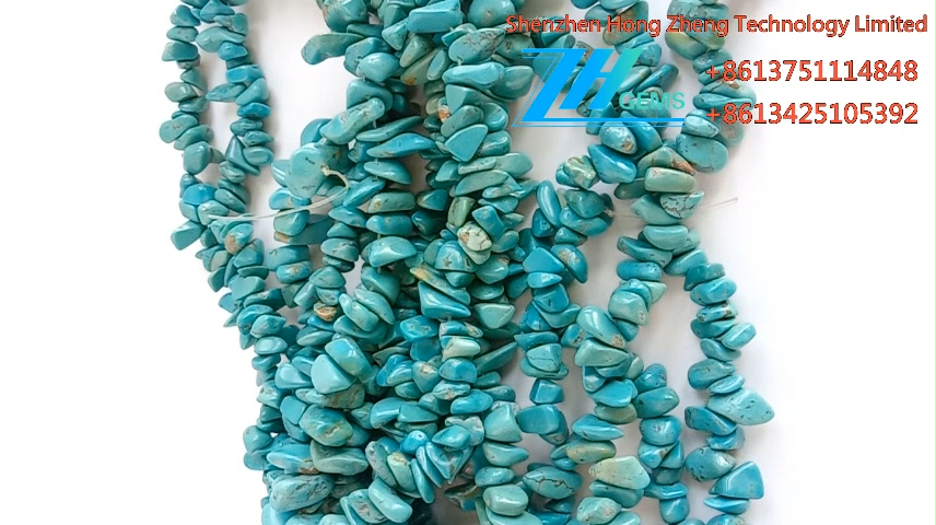 Natural Turquoise chips blue Gemstone beads Turquoise 12