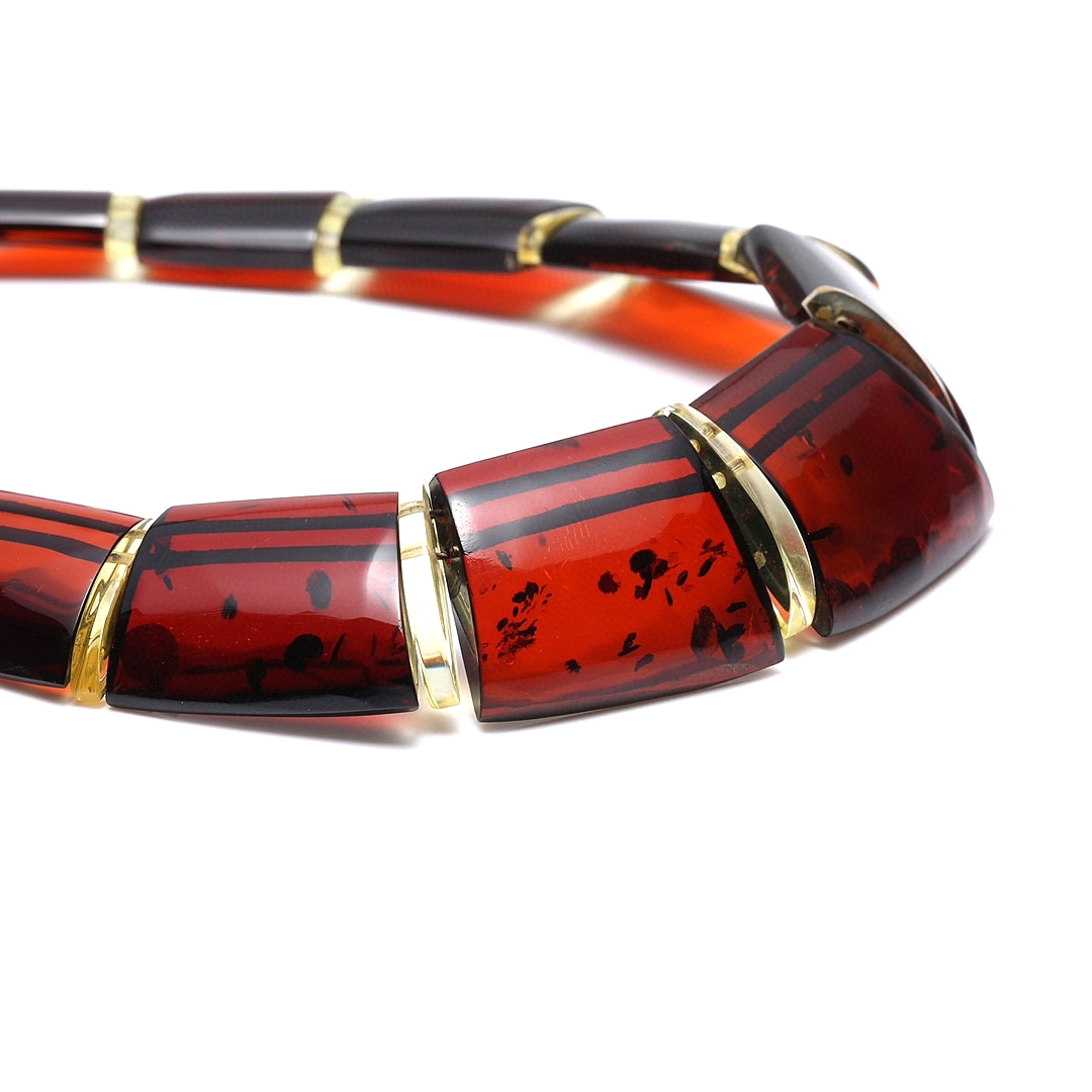 طبیعي امبر ډبره د اوکراین امبر 6mm امبر هار د قیمتي ډبرو هار 14