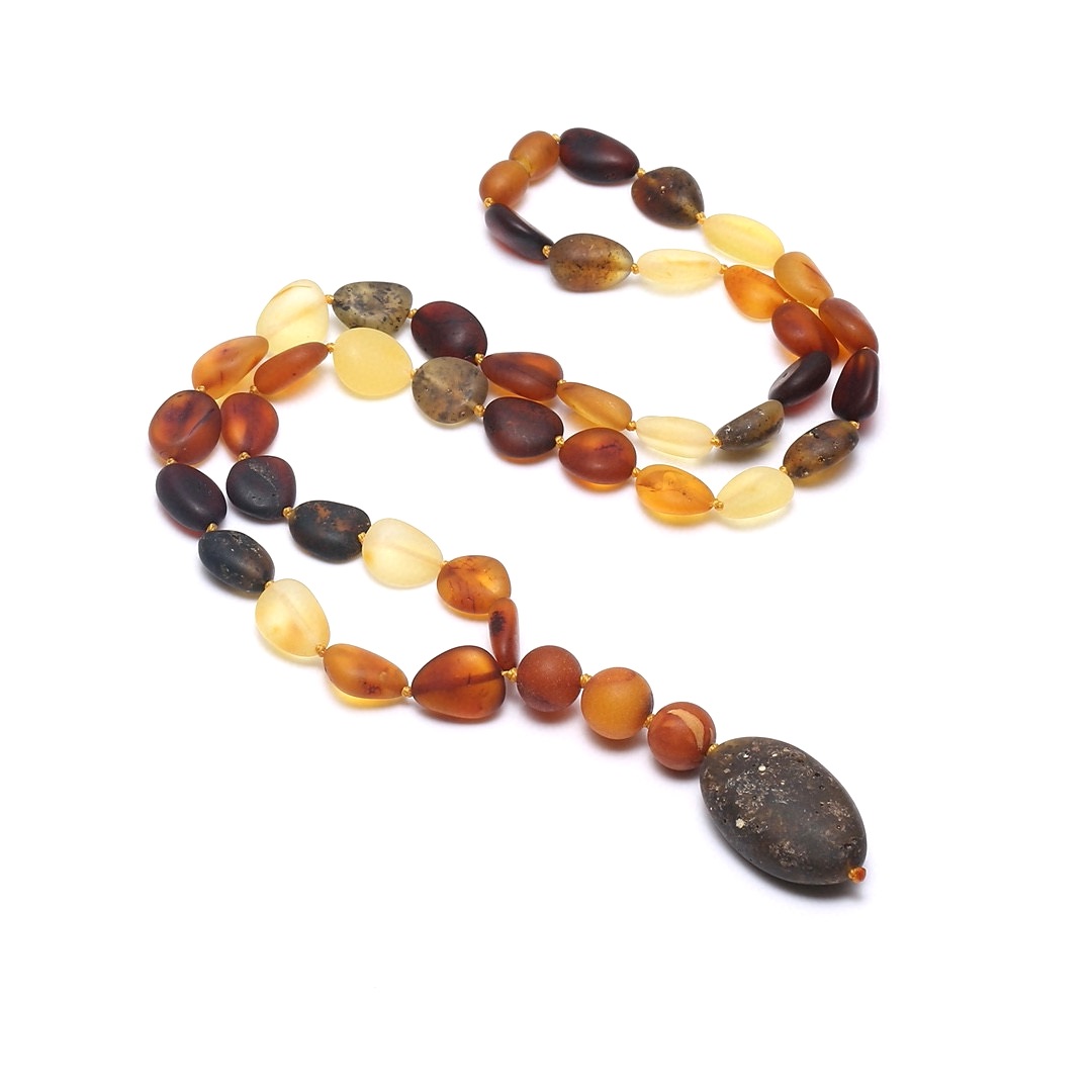 واقعیا د قیمتي ډبرو امبر نیکلس زیورات د امبر ډبرو هار طبیعي 14