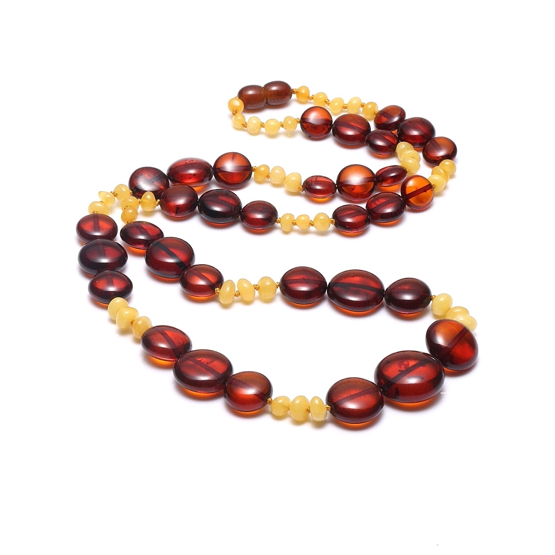 د طبیعي قیمتي ډبرو امبر نیکلس زیورات امبر هار قیمتي ډبرې امبر 14