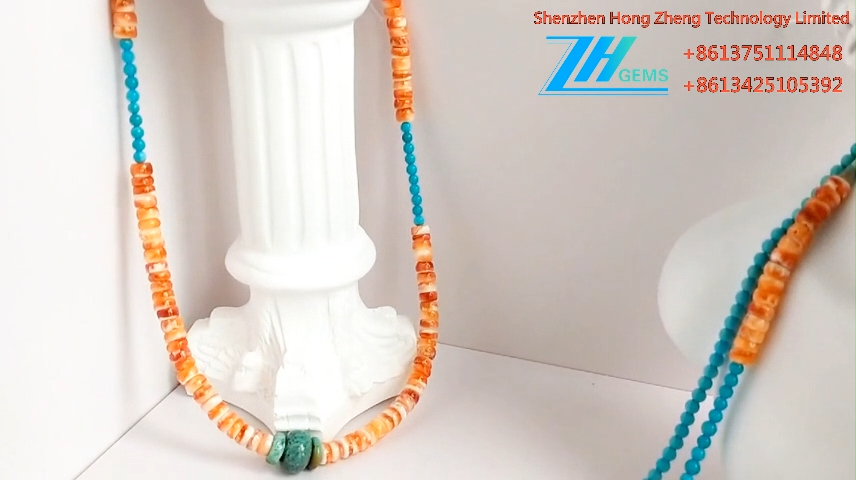 Turquoise ẹgba Spiny Oyster Ẹgba Western Cowgirl Southwestern ẹgba 2