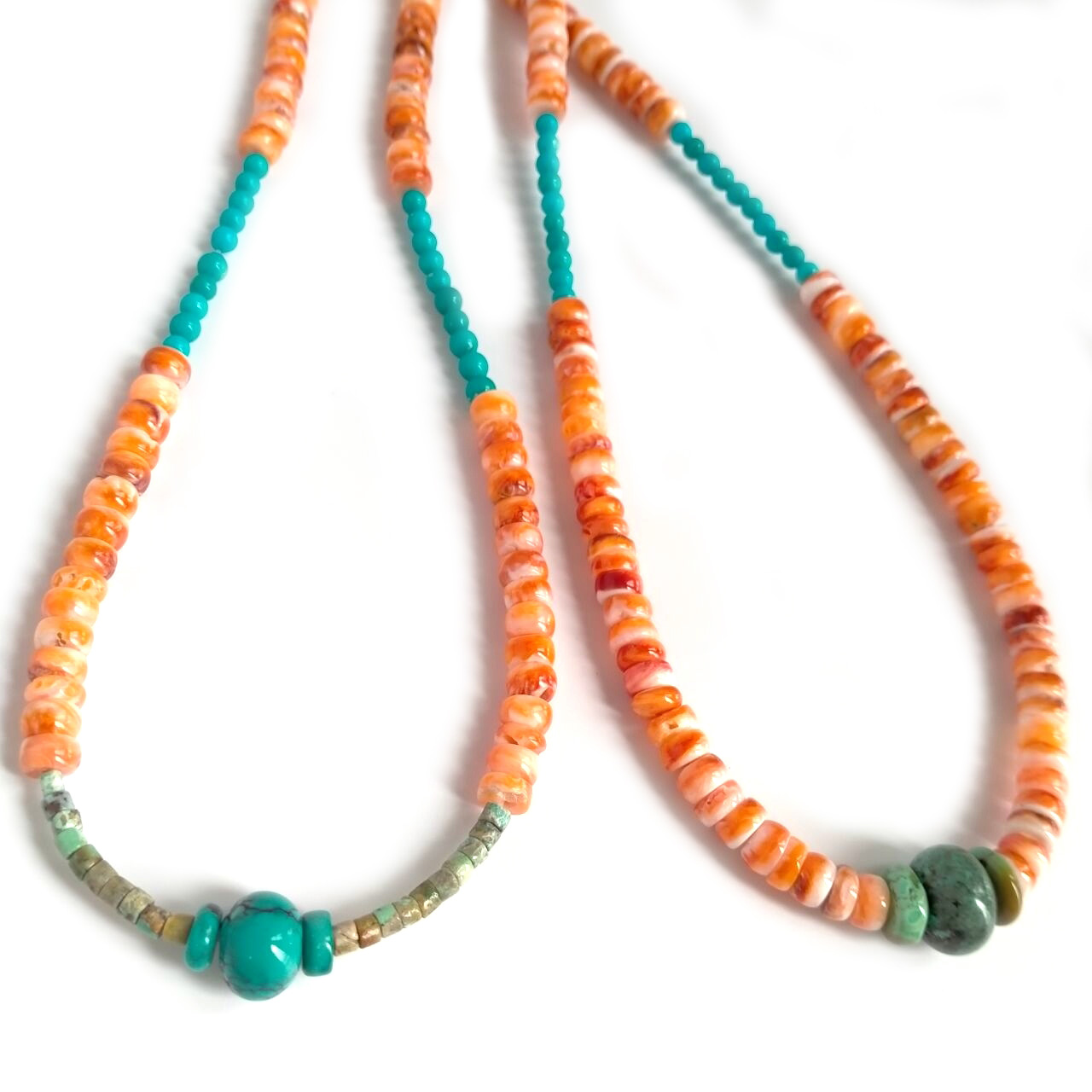 Turquoise necklace Spiny Oyster Necklace Western Cowgirl Southwestern Necklace 16