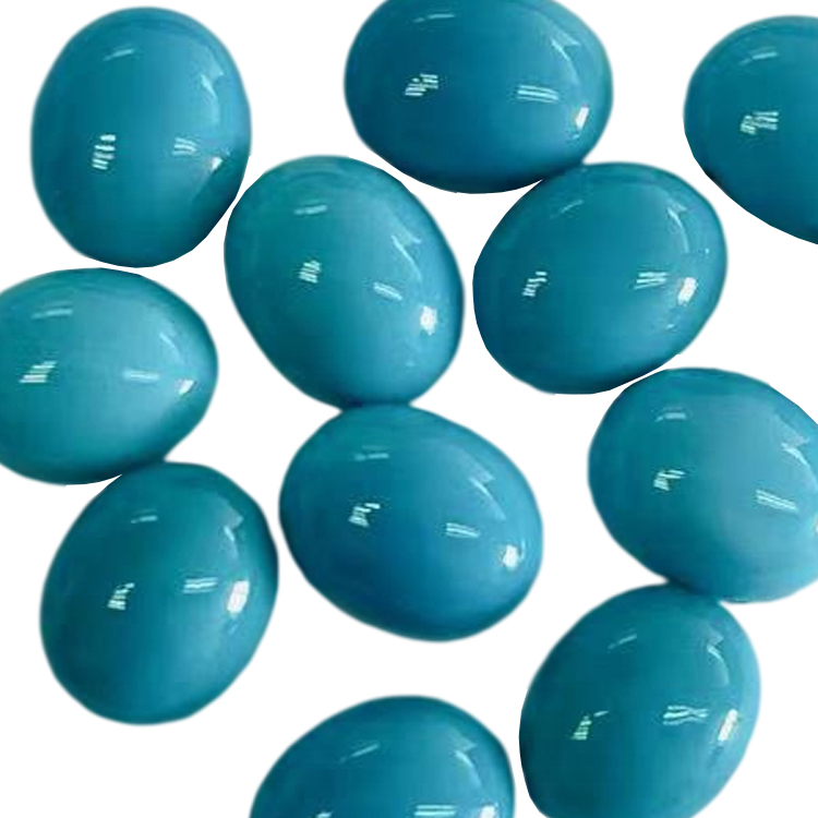 Small Kingman Turquoise Oval Gemstone Cabochon 2