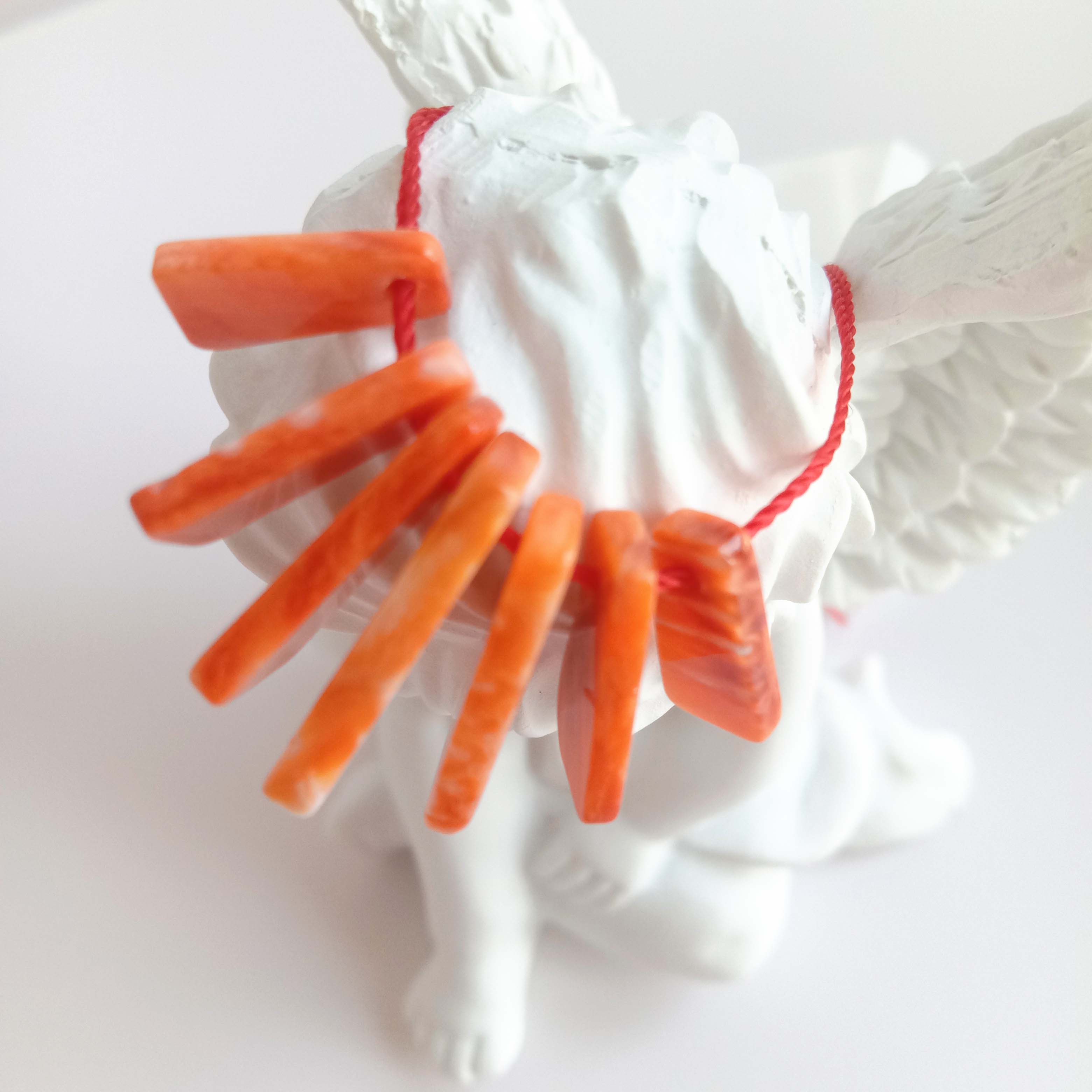 Spiny oyster Precious Gemstones Cabochon ho etsa mabenyane a molala Oyster ea Spiny 14