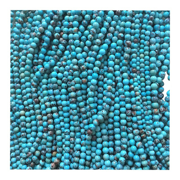 Rruaza natyrale të rrumbullakëta bruz 3mm 4mm 6mm 8mm 10mm 12mm rruaza guri të çmuar rruaza guri origjinale të lirshme rruaza guri të çmuar 18