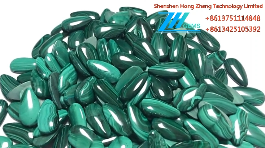 Ноки малахит Кабочон ААА Кабочонхои сифати малахит нок 8