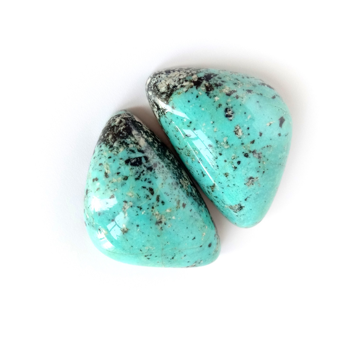 Natural Turquoise Cabochon blue Gemstone oval Turquoise jewelry Gemstone Cab 15