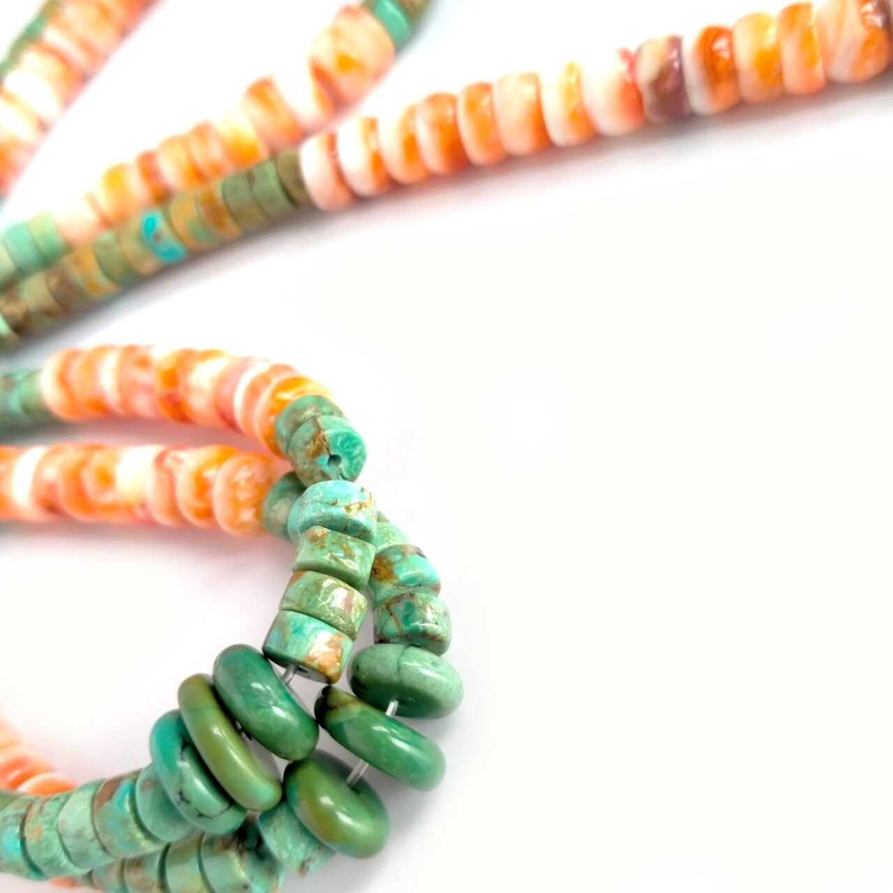 Spiny Oyster Turquoise Necklace Earrings Bracelet Jewelry Set 15