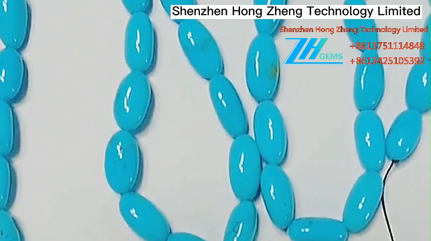 جواهرات د عمده خرڅلاو نیلي ګردي موتي موهوي فیروزي 12