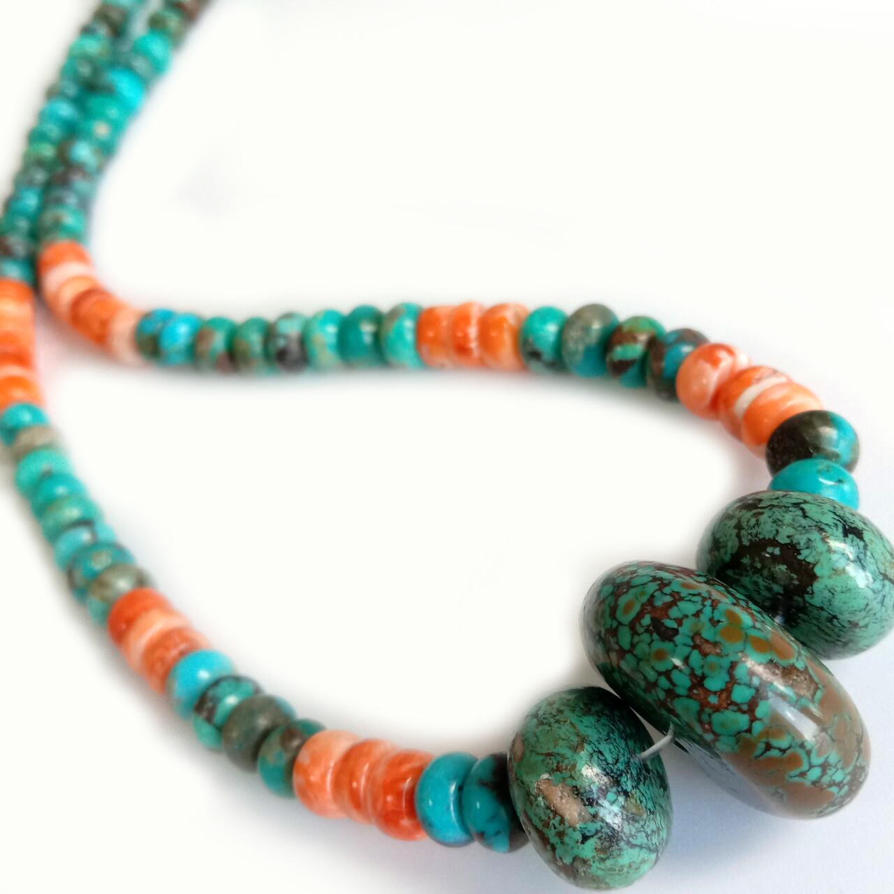 Spiny Oyster Shell ជនជាតិដើមអាមេរិក ធ្វើដោយដៃ 15