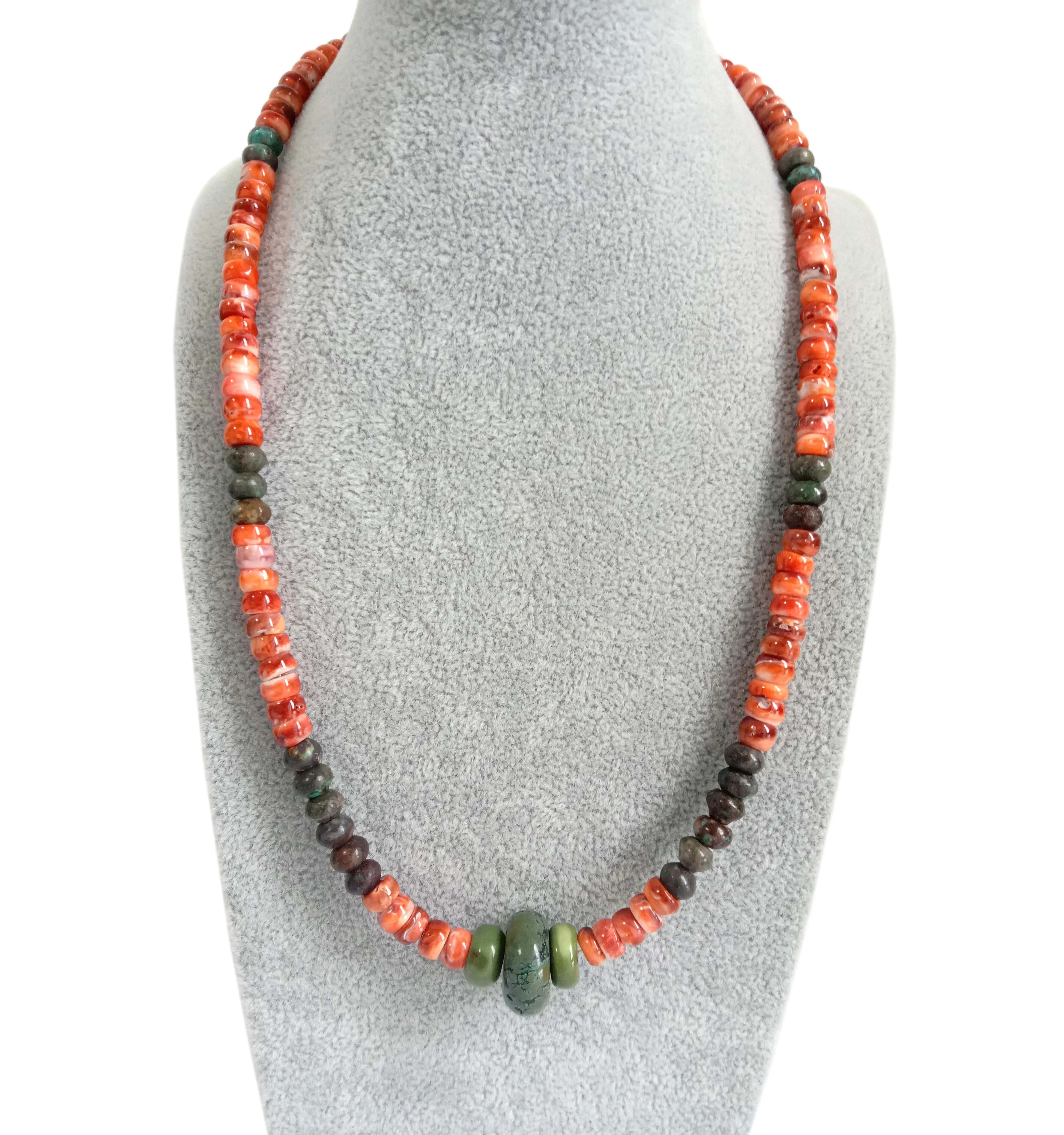 Ma'ai lima ole Spiny Oyster Shell Turquoise Bead asoa 1