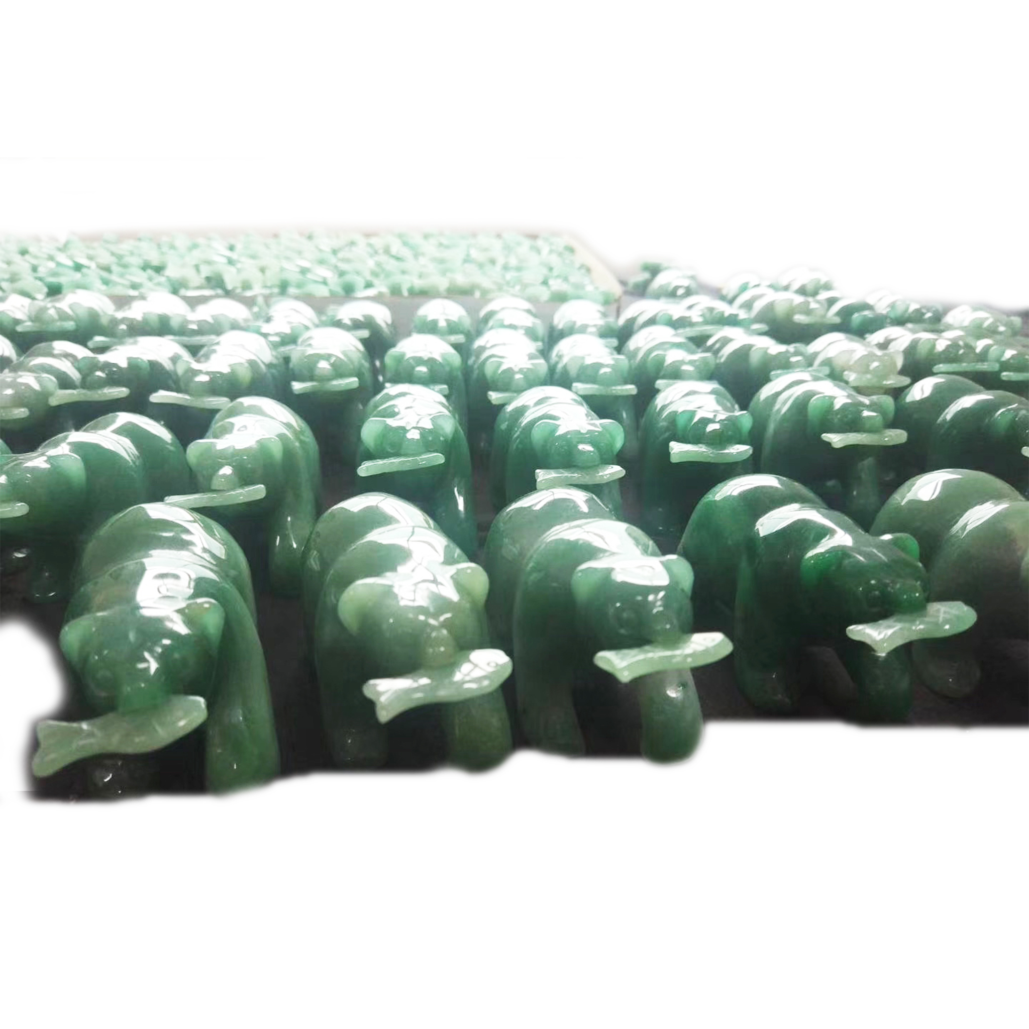 Batu Permata Ukiran ; Ukiran Jade Hias Ukiran batu permata asli 14