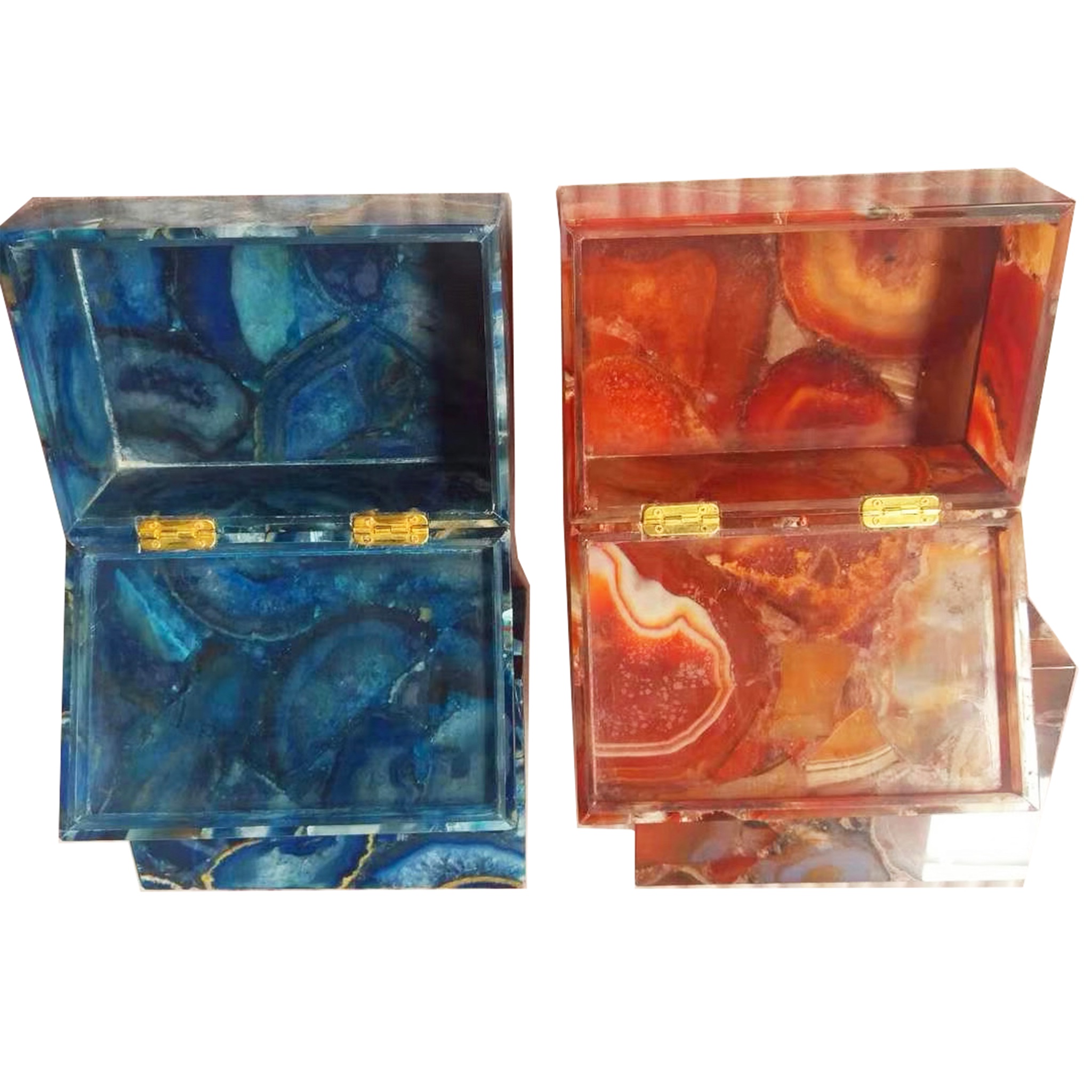 គ្រឿងអលង្កាតាមបំណង ប្រអប់គ្រឿងអលង្ការឆ្លាក់ត្បូង ហ្វ្លុយអូរីត ប្រអប់គ្រឿងអលង្ការឆ្លាក់ 14