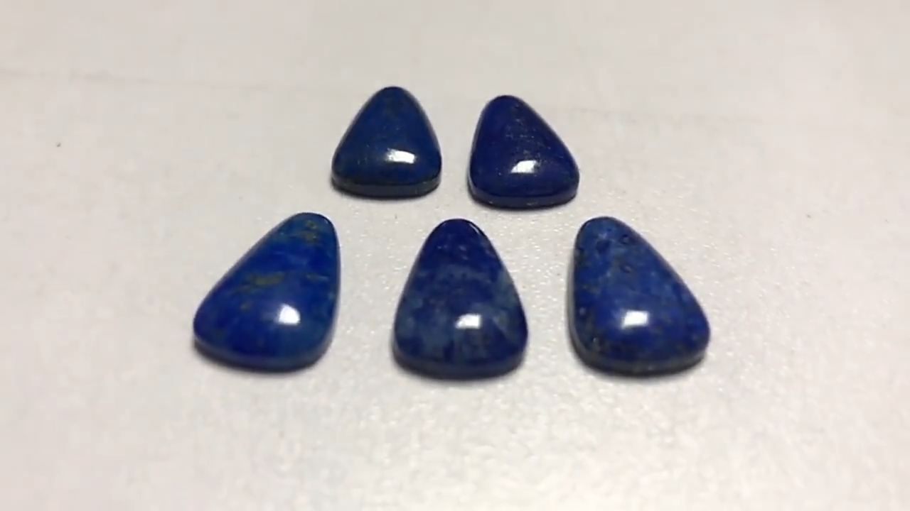 നാച്ചുറൽ ബ്ലൂ ലാപിസ് ലാസുലി കബോച്ചോൺ അയഞ്ഞ രത്നക്കല്ല് 8