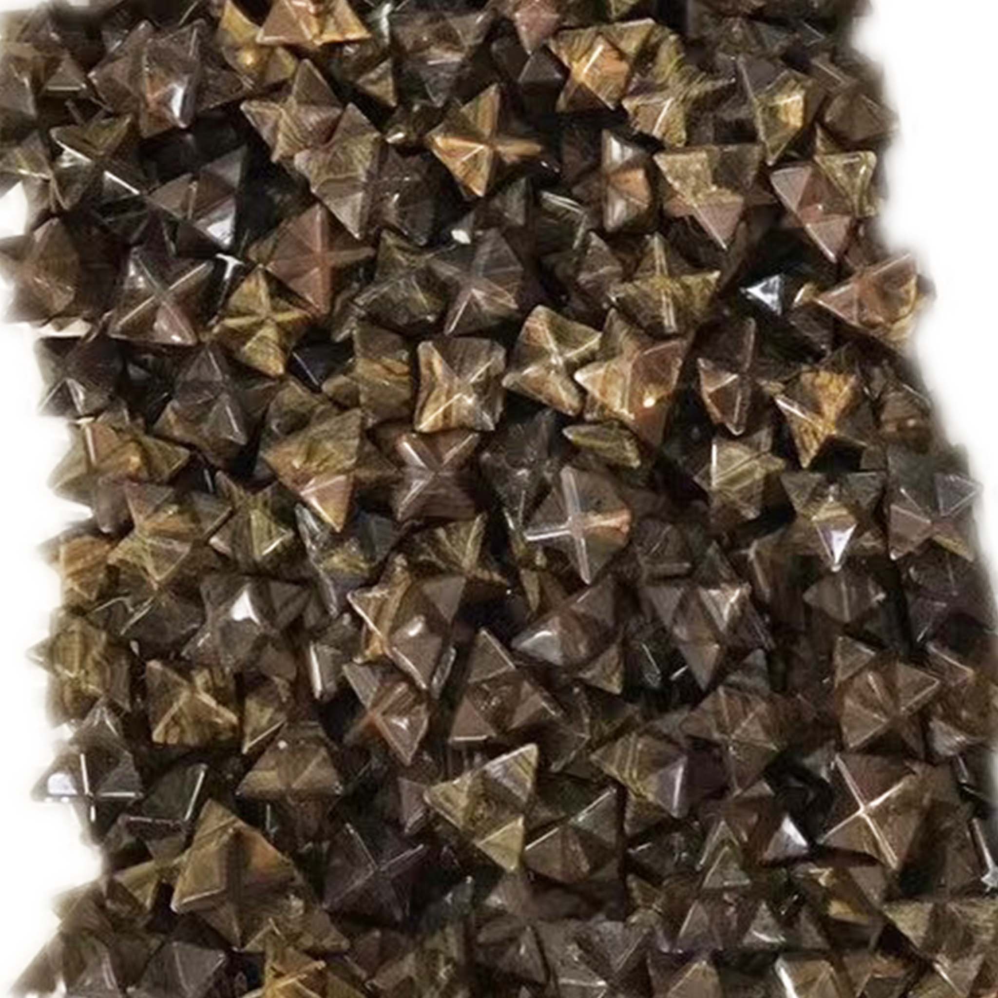 Естествени скъпоценни камъни Резба на ахат, кафяви мъниста от скъпоценни камъни Издълбан истински скъпоценен камък 14