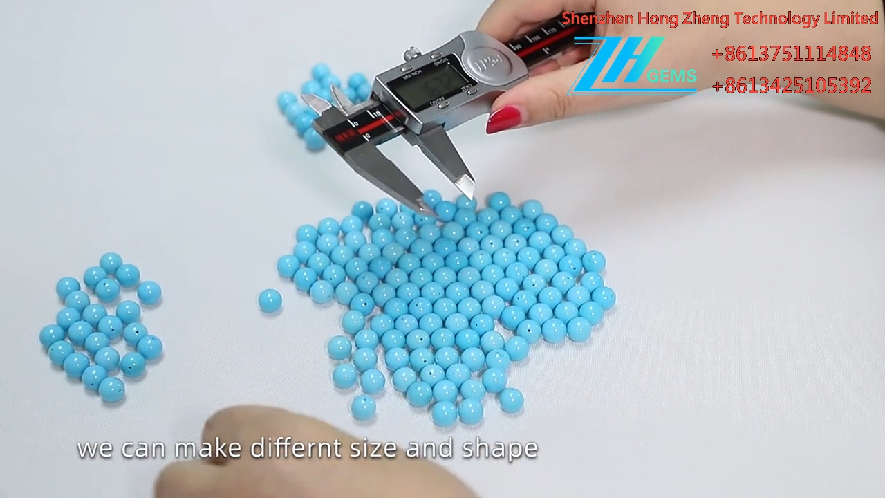 handmadegem Genuine shanga za jumla za Turquoise Turquoise 12