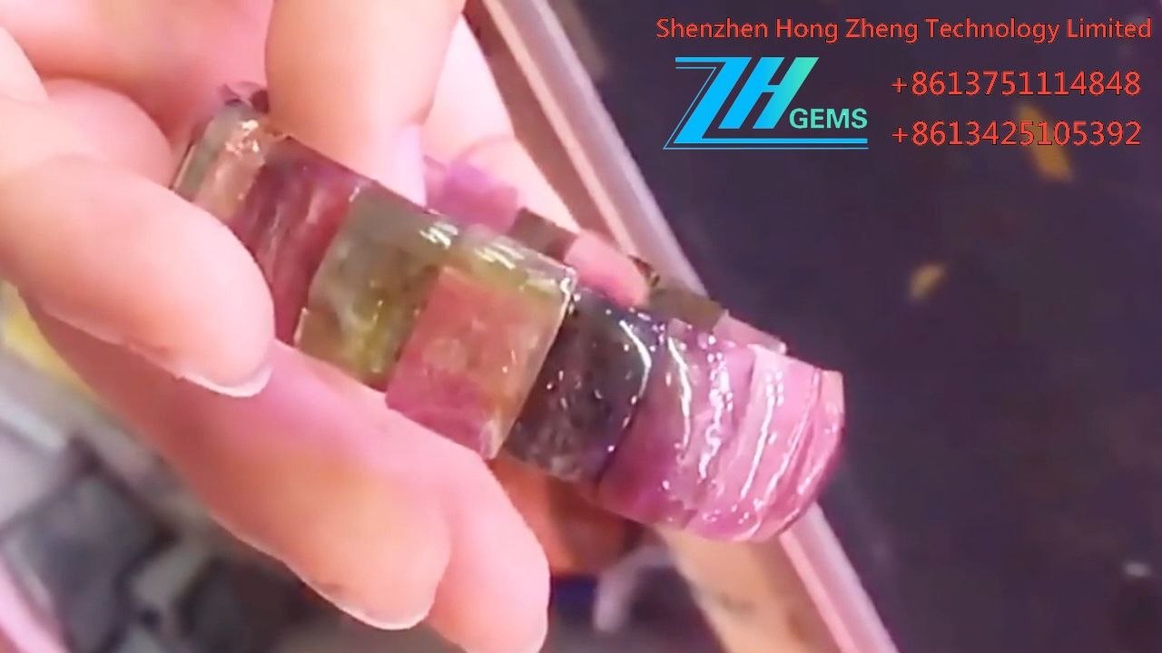 Jade Bracelet colors Gemstone Beaded Bracelet Tourmaline 8