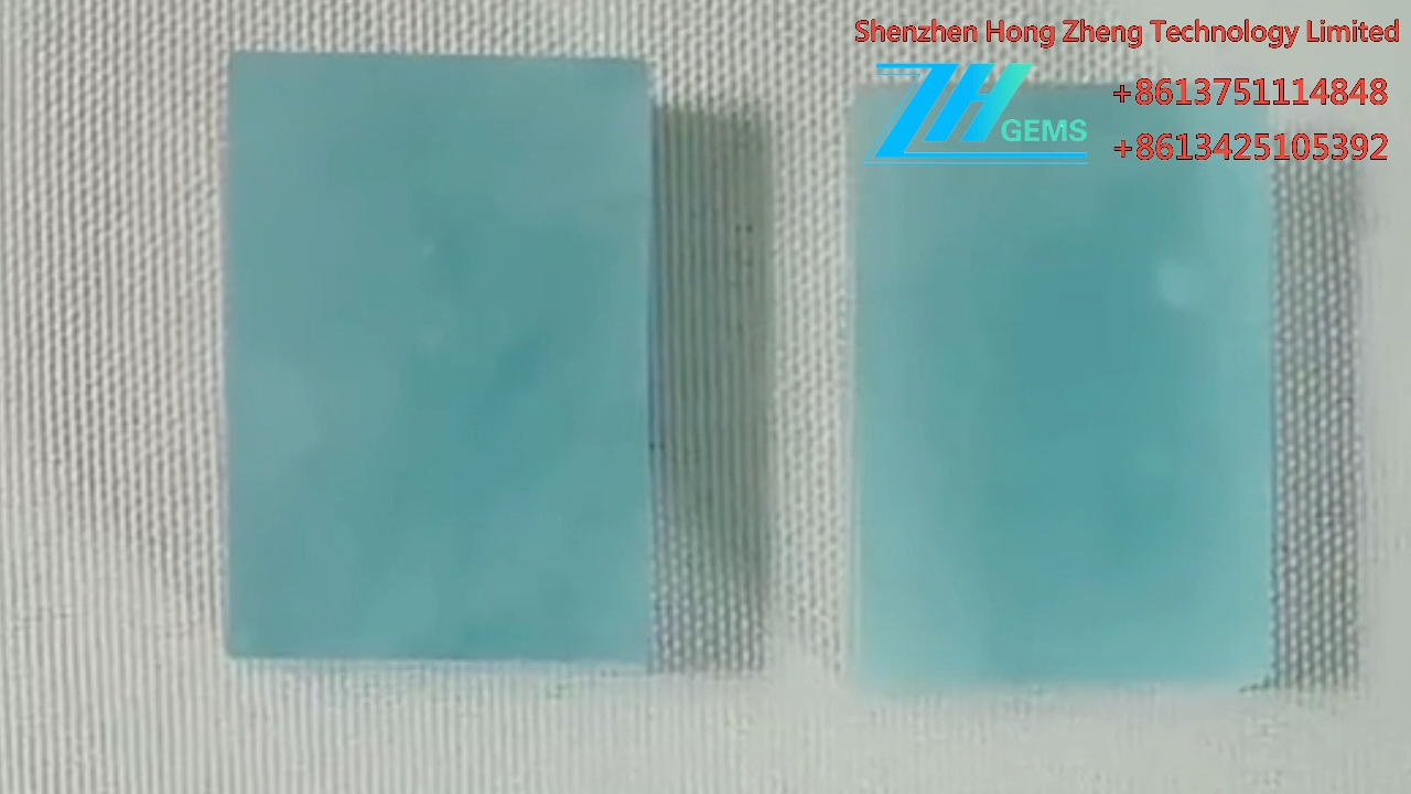 Природен амазонитски сино популарен накит со скапоцени камења Жешка продажба 8