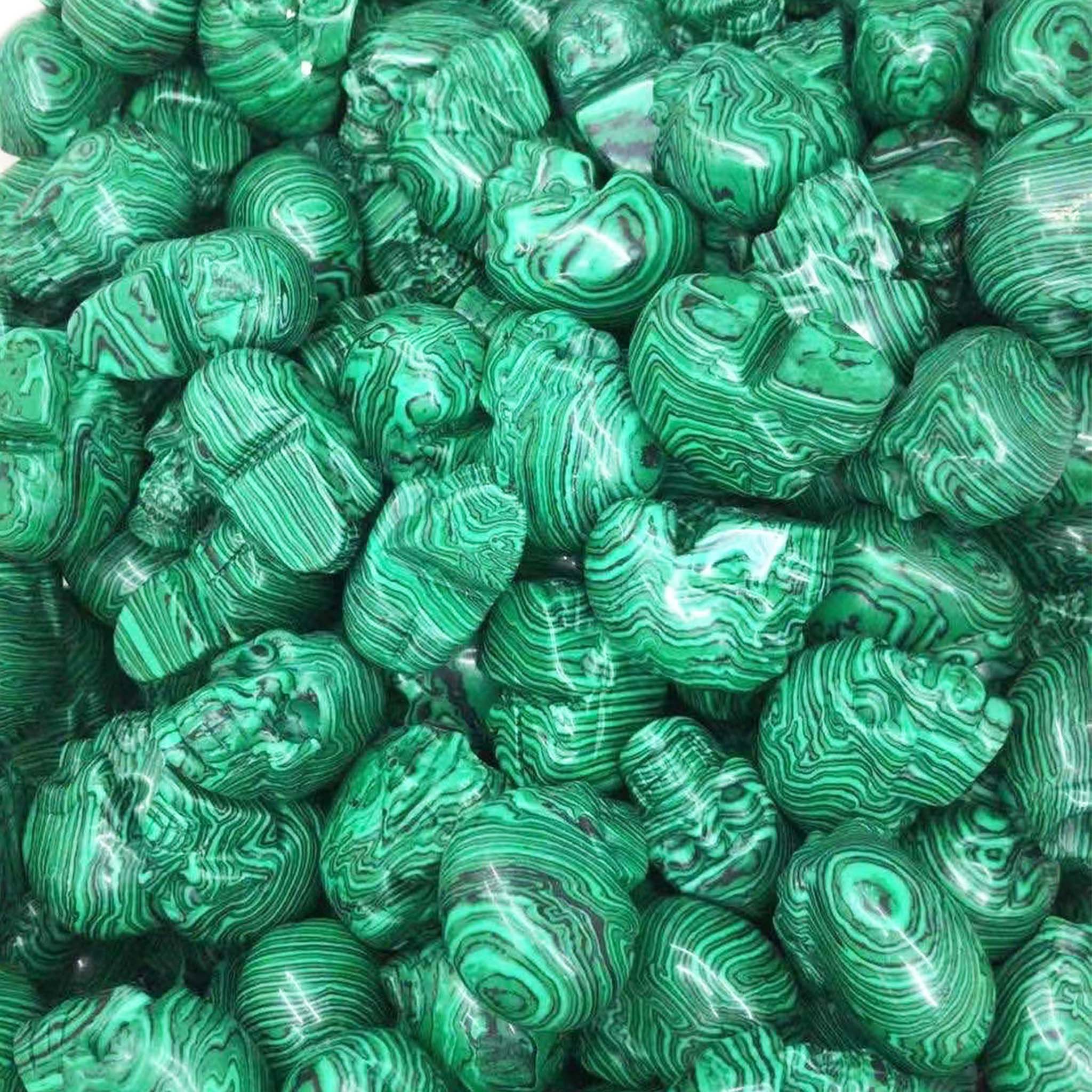 Natirèl malachite pèl pyè presye pyè presye fè mete pòtre dekoratif 14