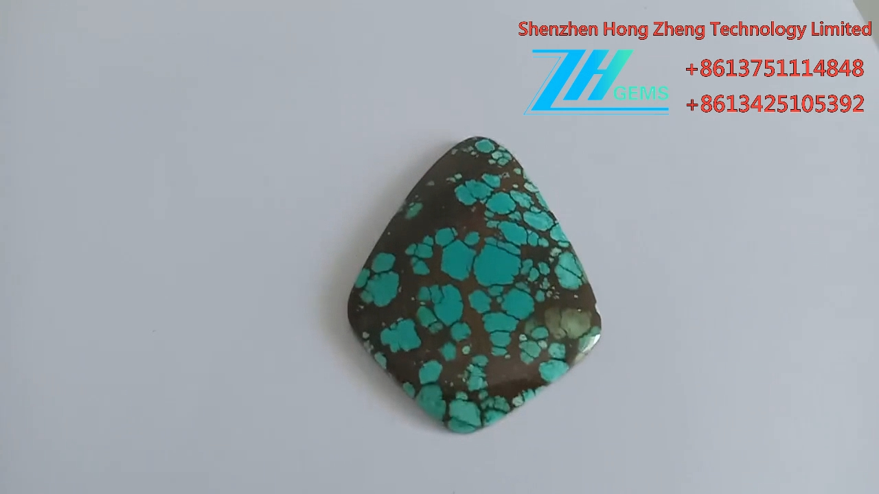 Gemwaith cabochon turquoise Indiaidd ffasiwn 9