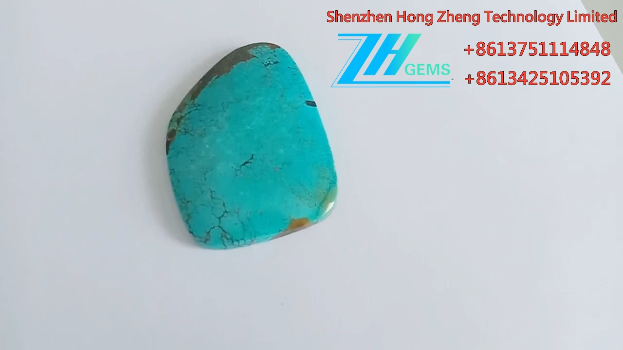 Bezel e beha li-semistone tsa turquoise mahala tsa sebopeho sa cabochon 9