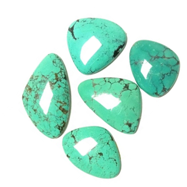 Бірюза Дорогоцінний камінь Кабошон Натуральний Опт Гладка бірюза 15